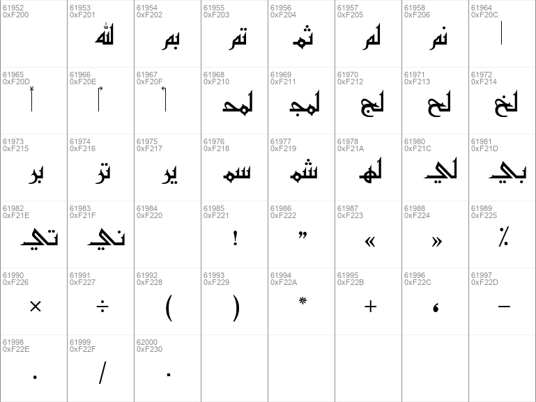 download font arab kufi