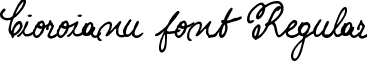 Cioroianu font Regular Cioroianu_font.ttf