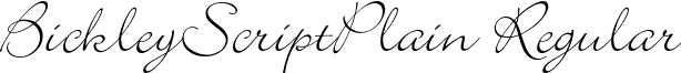 BickleyScriptPlain Regular calligraphic-inkbickleyscriptplain-regular.ttf