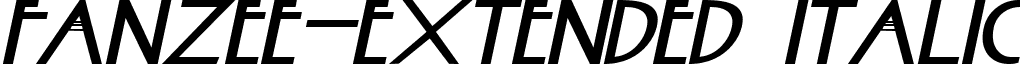 Fanzee-Extended Italic fanzee-extendeditalic.ttf