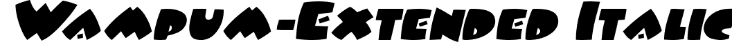 Wampum-Extended Italic wampum-extendeditalic.ttf