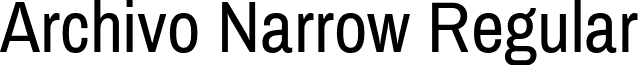 Archivo Narrow Regular ArchivoNarrow-Regular.ttf