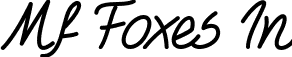 Mf Foxes In Mf_Foxes_In_Love.ttf