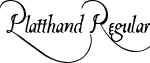 Platthand Regular platthand.ttf