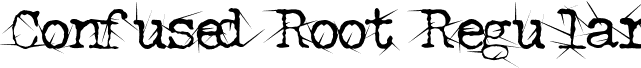 Confused Root Regular ConfusedRoot.ttf