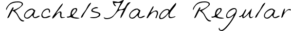 RachelsHand Regular handwriting-markerrachelshand-regular.ttf
