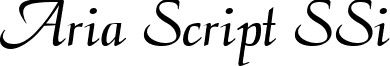 Aria Script SSi AriaScriptSSi.ttf
