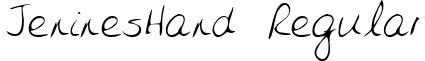 JeninesHand Regular handwriting-markerjenineshand-regular.ttf