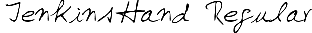 JenkinsHand Regular handwriting-markerjenkinshand-regular.ttf