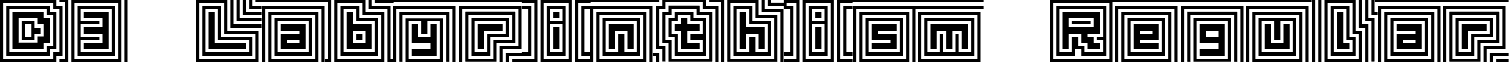 D3 Labyrinthism Regular D3Labyrinthism.ttf