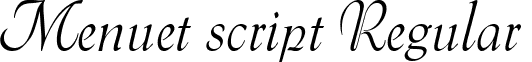 Menuet script Regular Menuet_20script.ttf