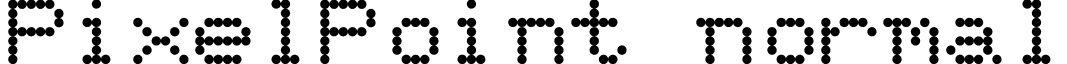 PixelPoint normal pixelpointregular.ttf