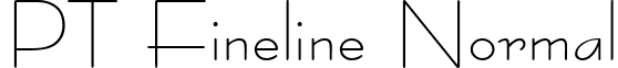 PT Fineline Normal ptfineline.ttf