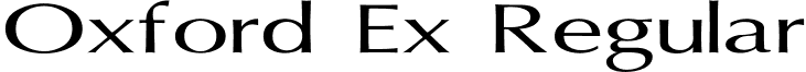 Oxford Ex Regular OxfordEx.ttf