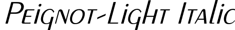 Peignot-Light Italic PEIGNOT2.ttf