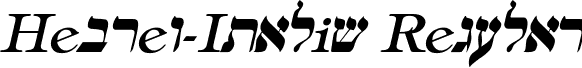 Hebrew-Italic Regular hebrew-italic.ttf