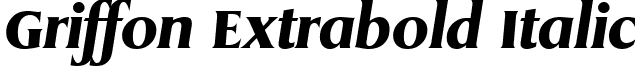 Griffon Extrabold Italic griffonextrabolditalic.ttf
