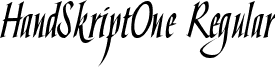 HandSkriptOne Regular handskriptone.ttf