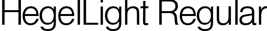 HegelLight Regular hegellight-regular.ttf