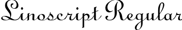 Linoscript Regular Linoscript.ttf