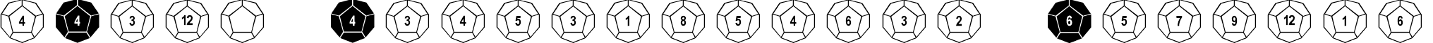 dPoly Dodecahedron Regular dPoly Dodecahedron.ttf