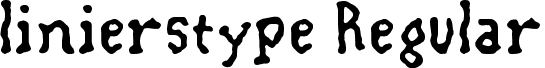 linierstype Regular LiniersTYPE_v1_1.ttf