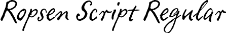 Ropsen Script Regular ropsenscriptregular.ttf