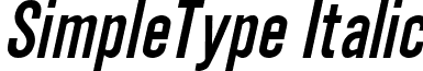 SimpleType Italic simpletypeitalic.ttf