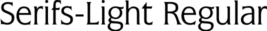 Serifs-Light Regular CWSRFSLT.ttf