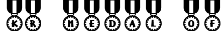 KR Medal Of krmedalofhonor.ttf