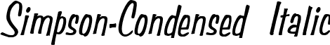 Simpson-Condensed Italic simpson-condenseditalic.ttf