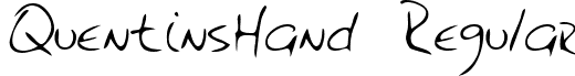 QuentinsHand Regular handwriting-markerquentinshand-regular.ttf