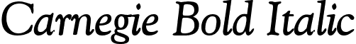 Carnegie Bold Italic Carnegie Bold Italic.ttf