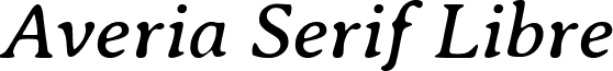 Averia Serif Libre Averia Serif Libre Italic.ttf