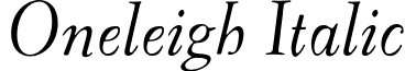 Oneleigh Italic Oneleigh-Italic.otf