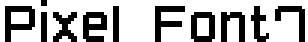 Pixel Font7 pixel font-7.ttf
