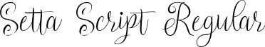 Setta Script Regular Setta_Script.ttf