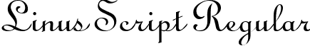 Linus Script Regular Linus Script Regular.ttf