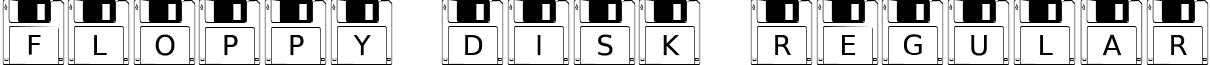 Floppy Disk Regular FloppyDisk.ttf
