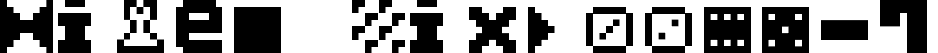 Pixel Dingbats-7 pixel_dingbats-7.ttf