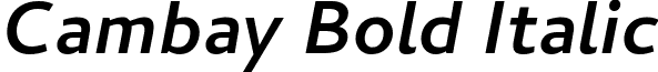 Cambay Bold Italic Cambay-BoldItalic.ttf