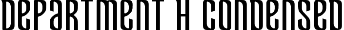 Department H Condensed departmenthcond.ttf