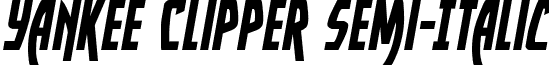 Yankee Clipper Semi-Italic yankeeclippersemital.ttf