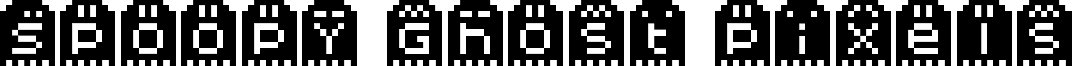 Spoopy Ghost Pixels Spoopy Ghost Pixels.ttf
