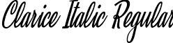 Clarice Italic Regular Clarice Italic Personal Use.ttf