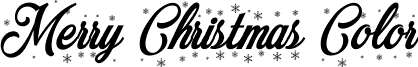 Merry Christmas Color MerryChrisColor_PERSONAL_USE.ttf