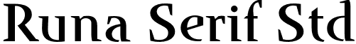 Runa Serif Std RunaSerifStd-Medium.otf
