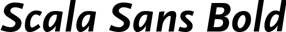 Scala Sans Bold ScalaSans-BoldItalic.otf