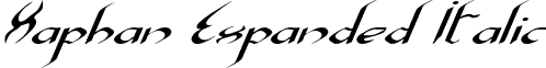 Xaphan Expanded Italic Xaphanei.ttf