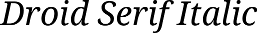 Droid Serif Italic DroidSerif-Italic.ttf
